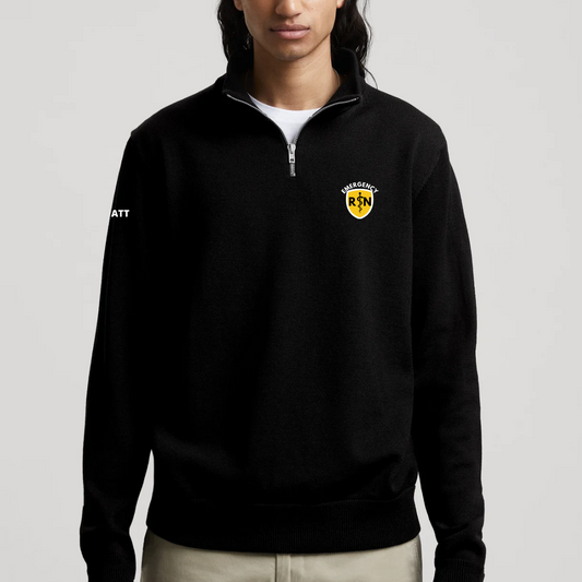 Custom Unit + RN Caduceus Logo - Quarter Zip